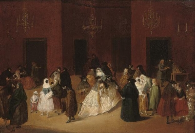 After Pietro Longhi Il Ridotto, Venice