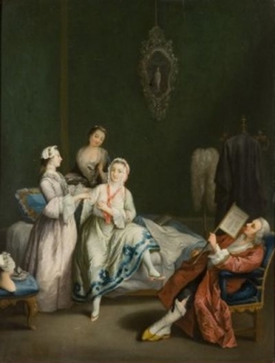 Charles-Joseph Flipart Il Risveglio della Dama 1747-1748