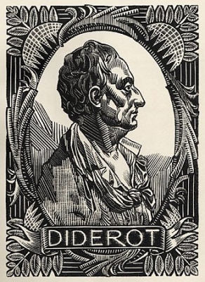 Denis Diderot by Clement Serveau.