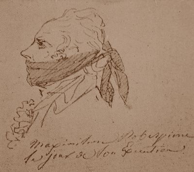 Maximilien Francois Marie Isidore de Robespierre by Jacques-Louis David