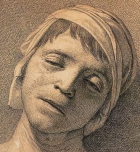 Head of the Dead Marat - David, Jacques-Louis - Neoclassicism-2