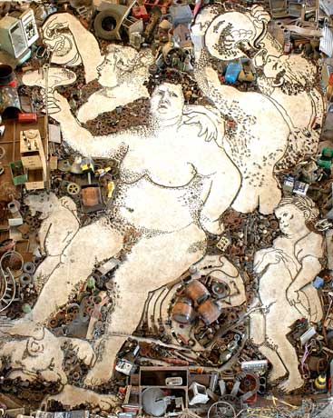 Bacchus Astride a Barrel, after Rubens