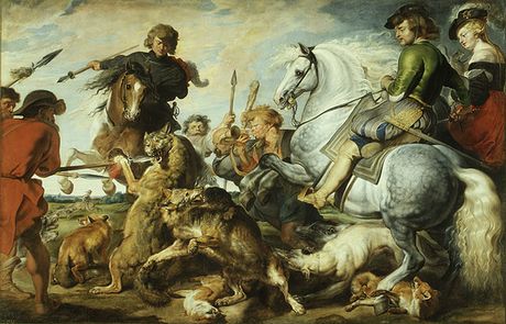 Wolf and Fox Hunt, ca. 1615?21, Peter Paul Rubens and Workshop