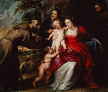 The Holy Family with Saints Francis and Anne and the Infant Saint John the Baptist