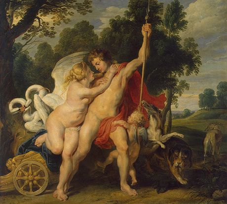 Venus and Adonis 1614 Hermitage Museum