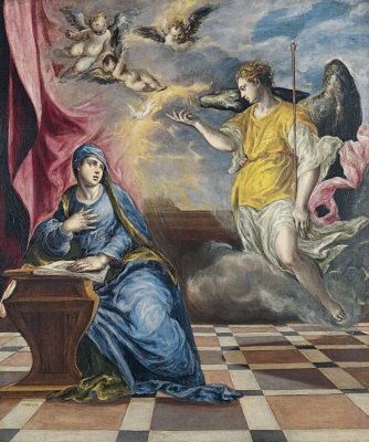 Museo Thyssen-Bornemisza, Madrid El Greco La Anunciación