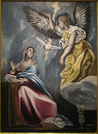 ElGreco, Annunciation c1600 BMFA