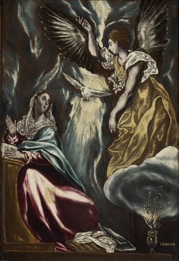 El Greco, Domenikos Theotokopoulos Anunciação Museu de Arte de São Paulo