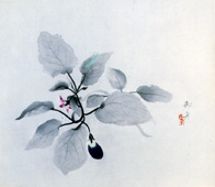 速水御舟《秋茄子》(1934年)