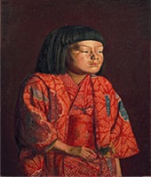 岸田劉生_童女図