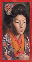 岸田劉生_麗子十六歳之像