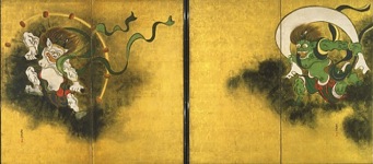 光琳_風神雷神図屏風