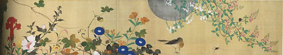 抱一_四季花鳥図巻