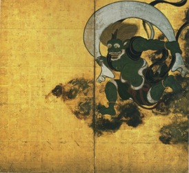 宗達_風神