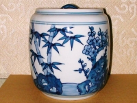 染付け 水指