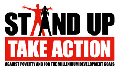 Stand Up Take Action ロゴ