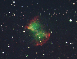 M27 こぎつね座の亜鈴状星雲