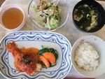 27鱈トマト煮・つなサラダ・かき玉若布