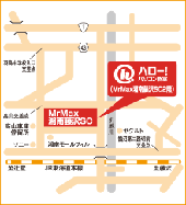 ハロー!パソコン教室 ミスターマックス湘南藤沢校の地図