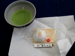 茶菓子・お抹茶