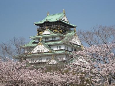 大阪城と桜 1