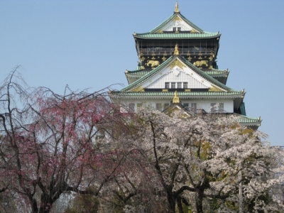 大阪城と桜 3