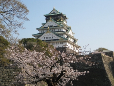 大阪城と桜 4