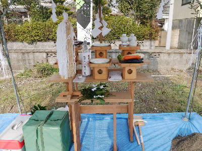 平松の家 地鎮祭2