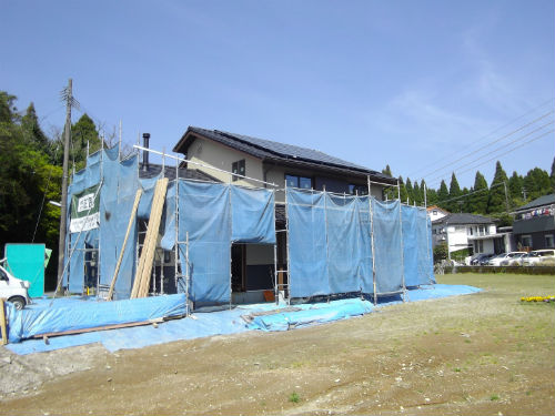 施工中外観4