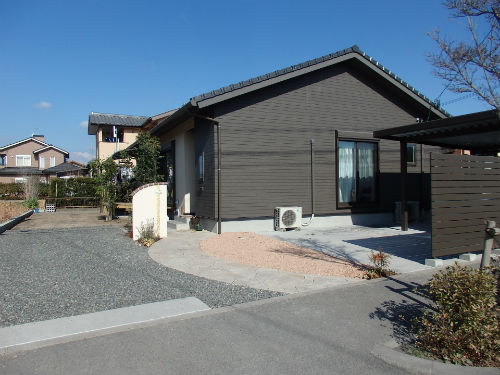 砂利入れまで完了
