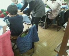 教室の手伝い