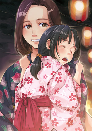 夏祭り 抱っこ