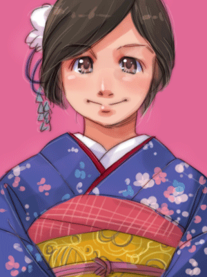 着物絵 成人式