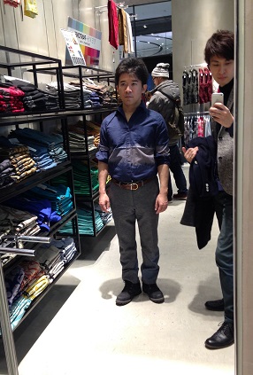 榎本拓人さんグランフロント大阪梅田にてショッピング同行ファッションアドバイス(パーソナルスタイリスト)