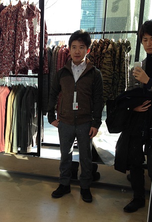 榎本拓人さんグランフロント大阪梅田にてショッピング同行ファッションアドバイス(パーソナルスタイリスト)