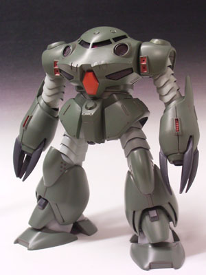 本体色はガイアノーツのダークグリーン(1)、ホワイトとオレンジはMGボールver.kaカラー。