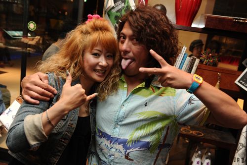High Cascade Snowboard Campを主宰する猪狩さんとマミーさん。