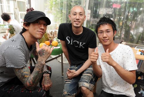 Akilaくん、OVERDESIGN松井くん、Media Surf田中くん
