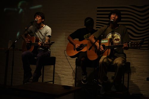 盟友GreenShitとTOSHとのリハ。徐々に気持ちが高まっていく。