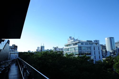 雲一つない快晴!SMOKEのテラスから。