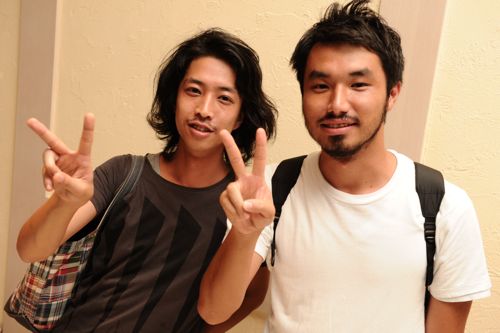 Media Surfの堀江くんと若菜くん。