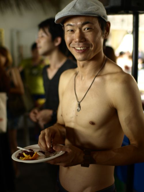 フタバスポーツに参加してくれたプロスノーボーダー近藤勇二郎さん。今回も来てくれて感謝です!