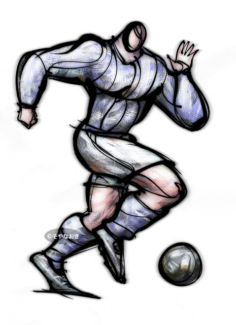 サッカー選手1