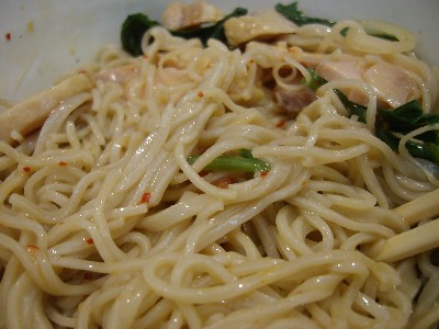 芭龍麺_混ぜ後