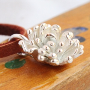 シルバーアクセサリー たんぽぽ お花のネックレス