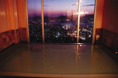 本館展望浴場紫夕景
