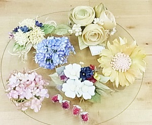 風花*春のコサージュ