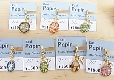 kasi*アンティーク切手のネックレス4