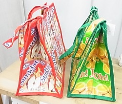 ジュースパックのトートバッグ
