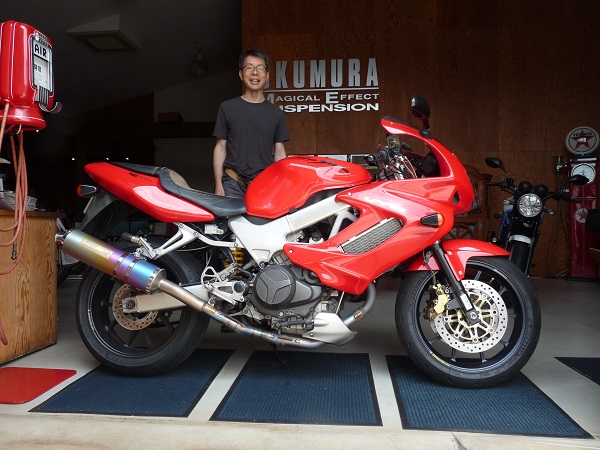 VTR1000F（1997model）前後サスペンションのフル